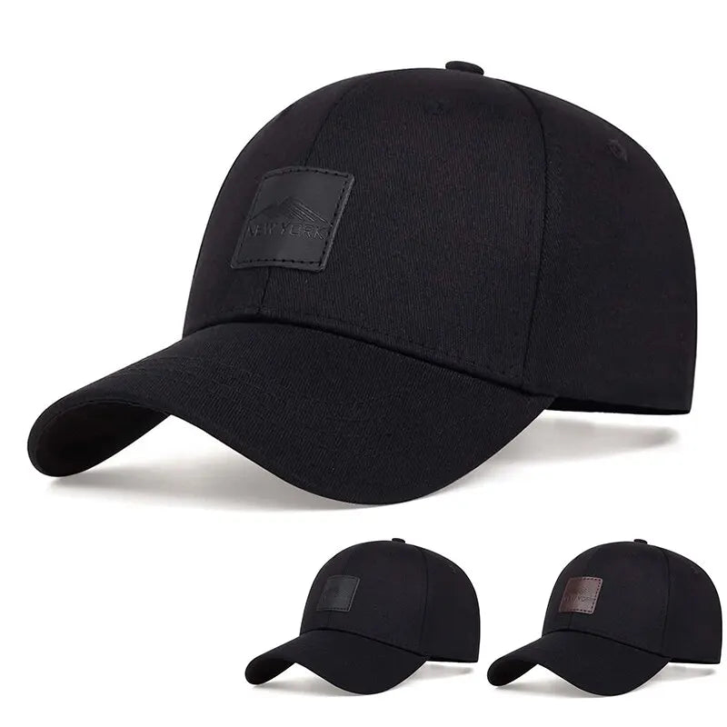 Unisex NEW York Leather Label Snapback Baseball Caps Spring And Autumn