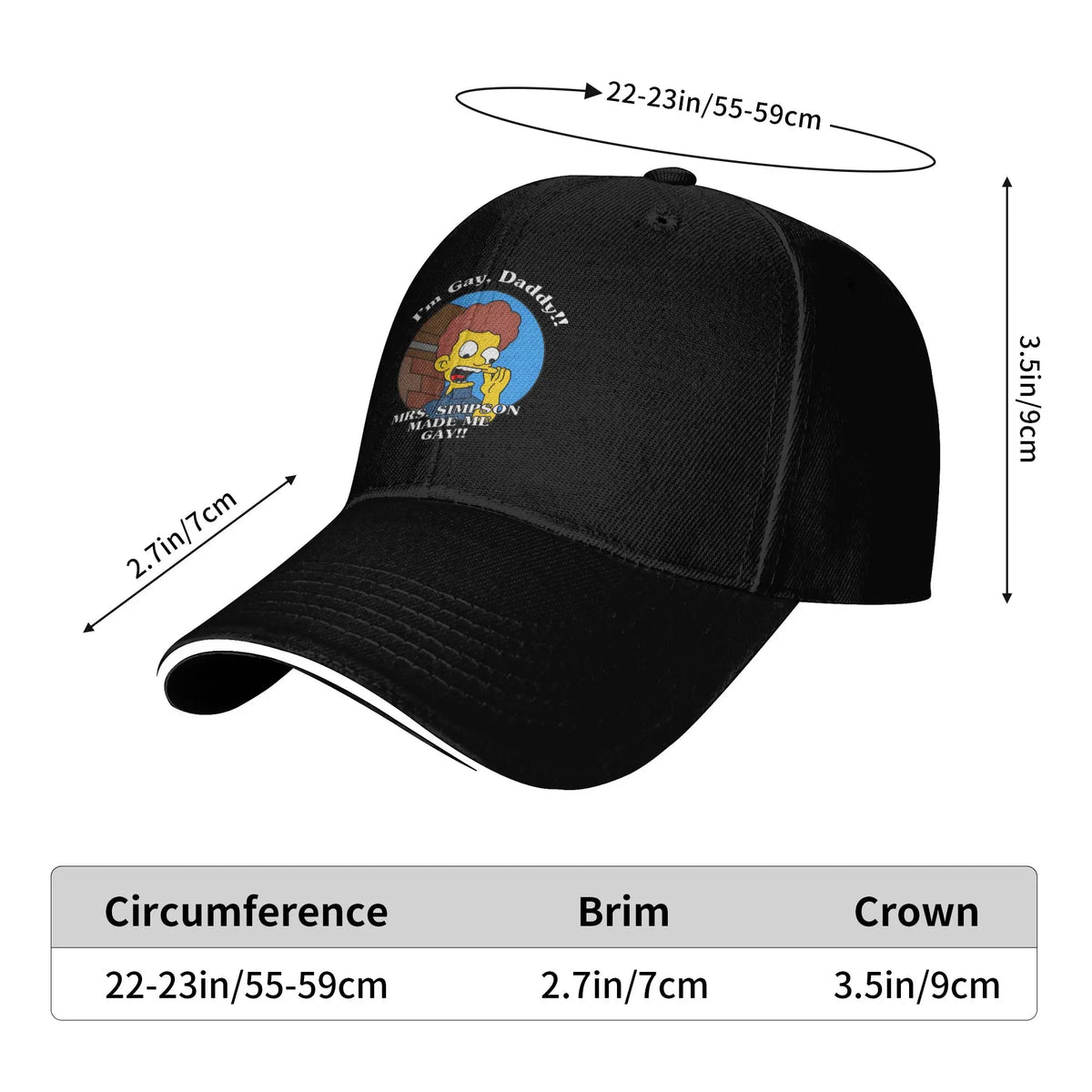 Casual Baseball Cap I Am Gay, Daddy Hiking Fishing Hip Hop Hats Baseball Caps