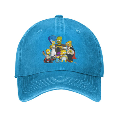 The S-simpson Family Treehouse of Horror Casual Baseball Cap