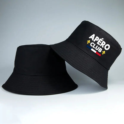 Classic Reversible Bucket Hat Woman Man Apero Club Girl Boy Summer Sun Beach Party Fisherman Cap