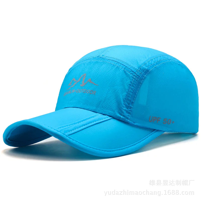 Mens Waterproof Golf Baseball Cap Windproof Breathable UPF50+