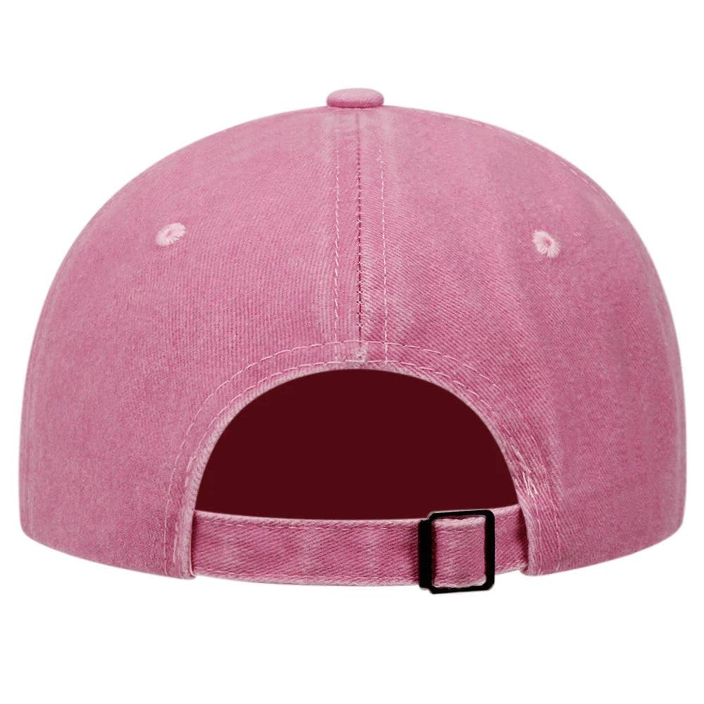 Love Pickleball Hat Washed Retro Embroidery Baseball Caps