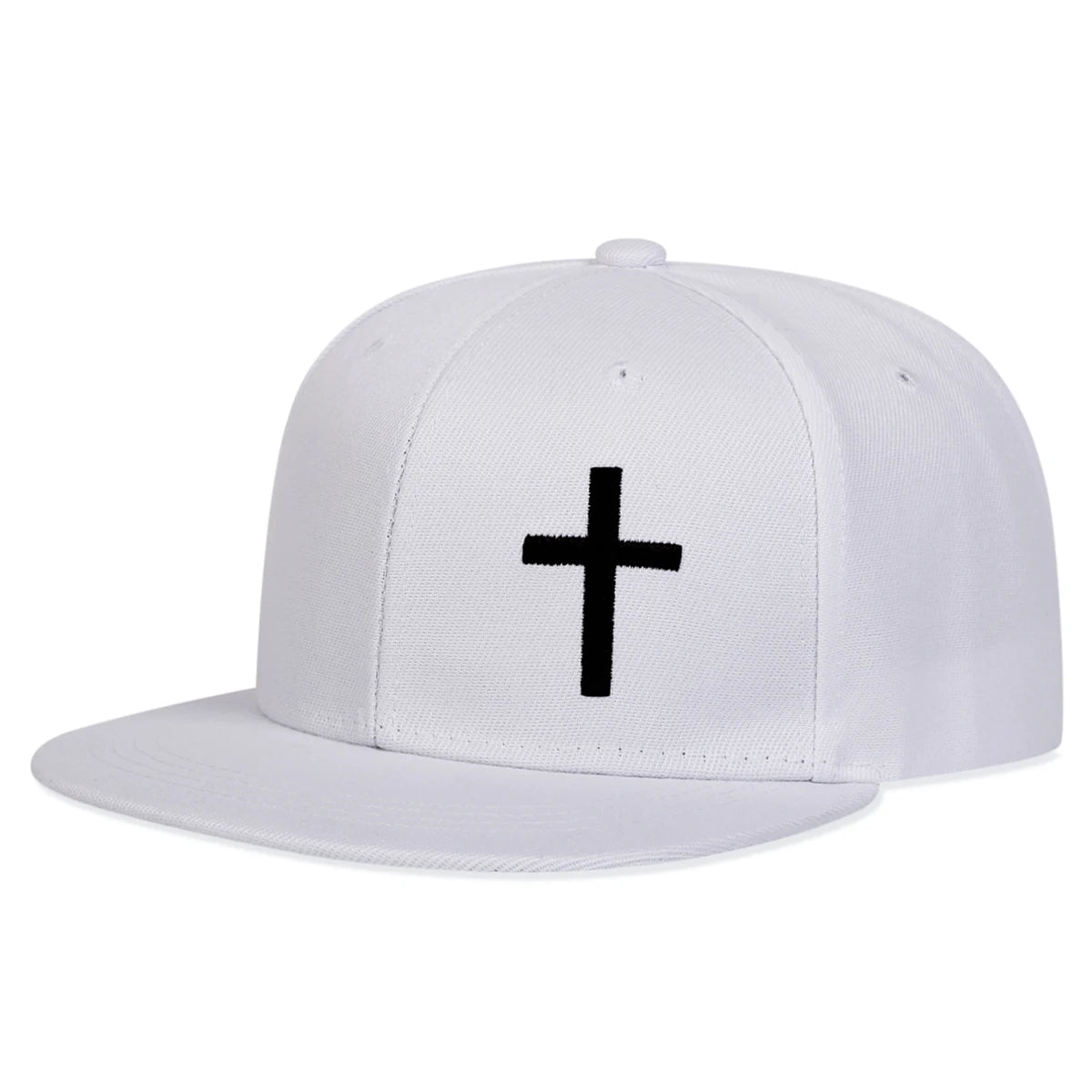 Unisex Cross Embroidery Hip-hop Hats Baseball Caps Snapback Caps