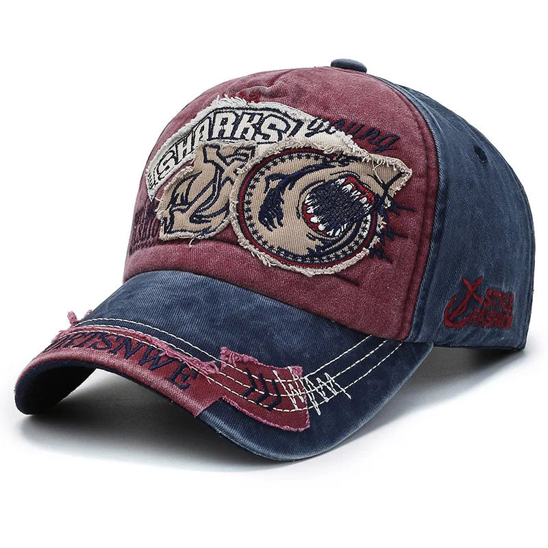 Vintage Shark Baseball Cap