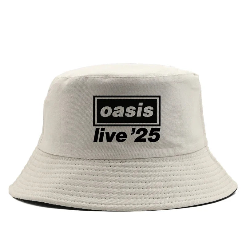 OASIS Black Solid Dots Bucket Hat Two Side Wear Unisex Men Women