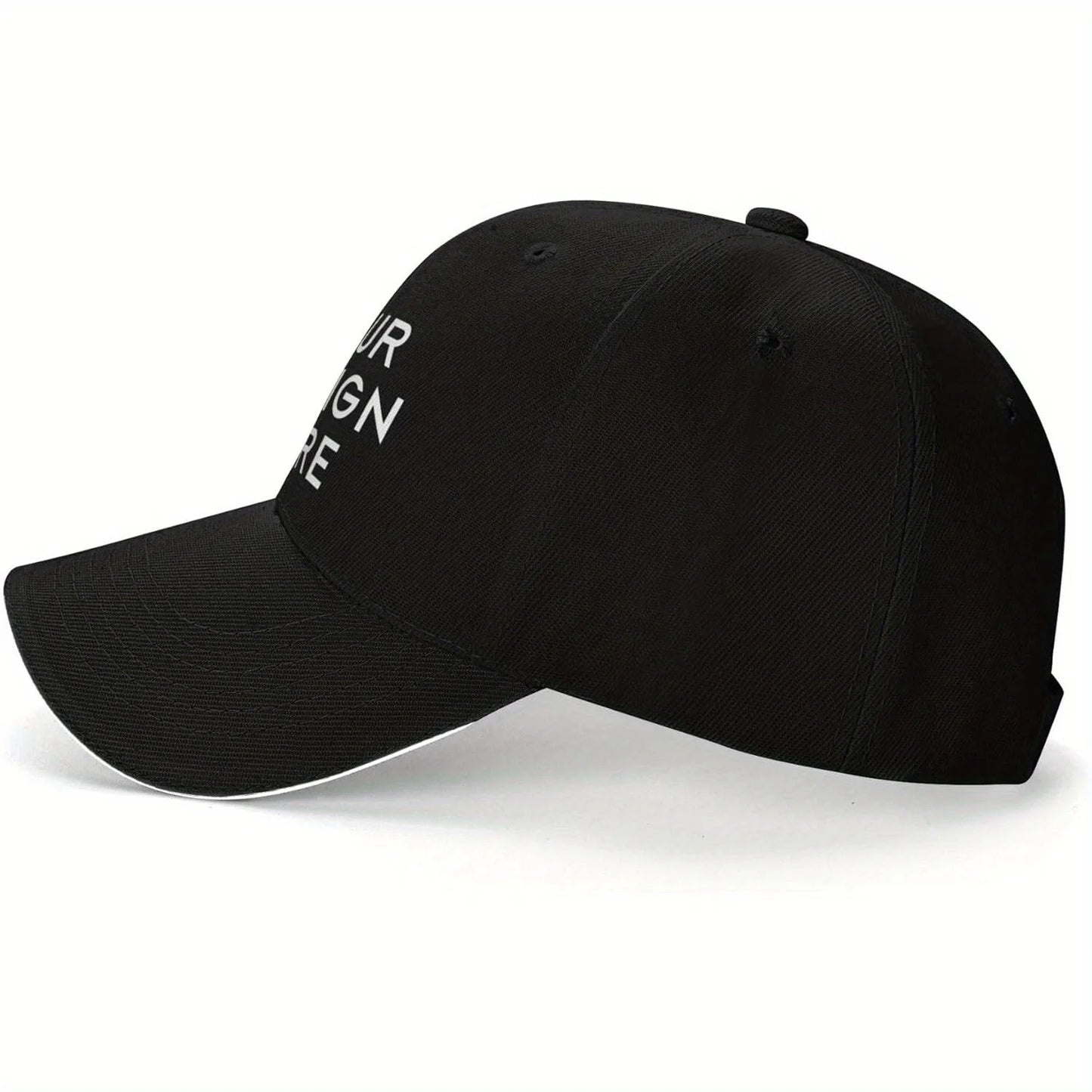 Custom Baseball Caps - Unisex Adjustable Snap Caps