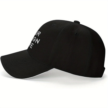 Custom Baseball Caps - Unisex Adjustable Snap Caps
