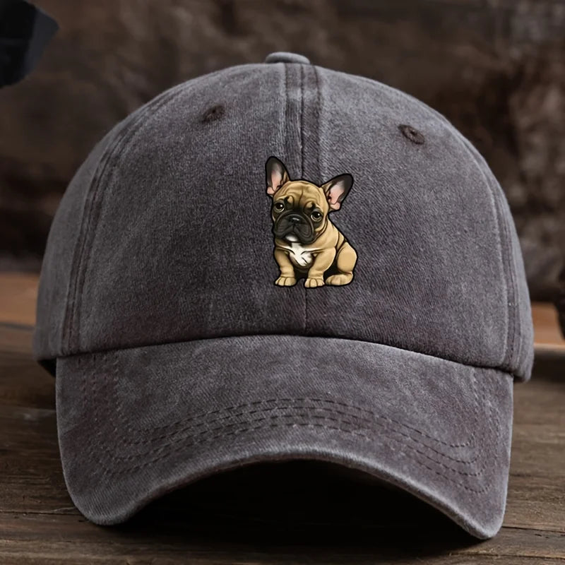 French Bulldog Printed Baseball Hat For Men Women