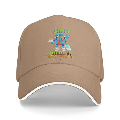 Men Women Bruh 67 Six Seven 6-7 Funny Brainrot Meme Hat Baseball Cap