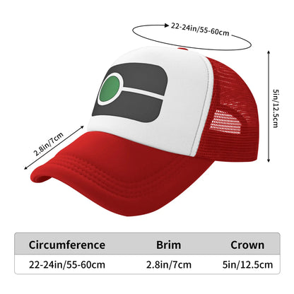 Ashs Ketchums Foam Mesh Baseball Cap