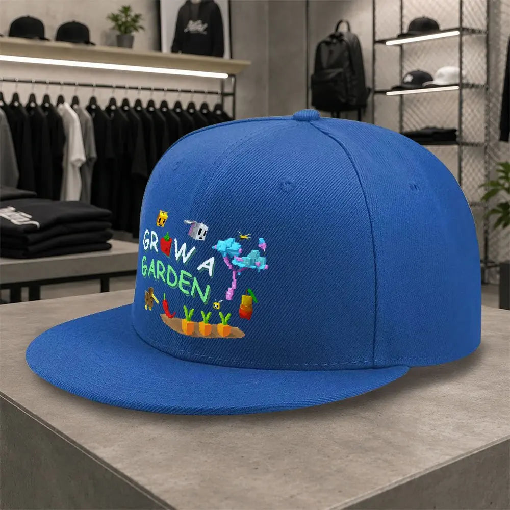 GROW A GARDEN Pixel Style Unisex All-Match Snapback Cap