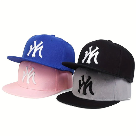 MY Letter Embroidery Baseball Cap Hip Hop Outdoor Snapback Caps