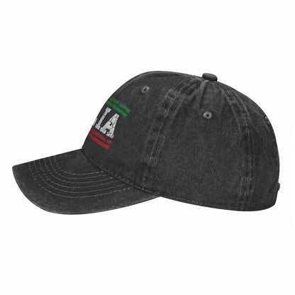 Italia Flag Italy Italian Vintage Distressed Sun Baseball Cap