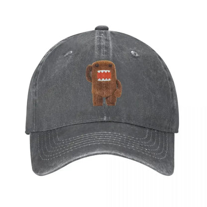 Cute Fuzzy Domo Kun Men Women Baseball Cap
