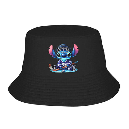 Stitch Christmas Bucket Hat For Unisex Summer Lilo Stitch Sun Hat Hip Hop Foldable