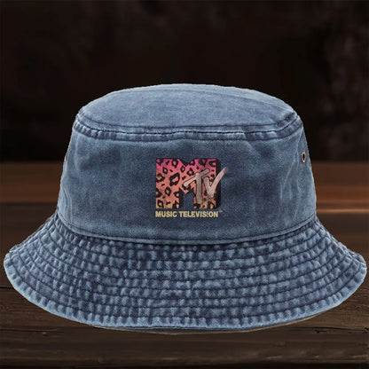 Fashionable "MTV" Print Fisherman Hat Bucket Hat