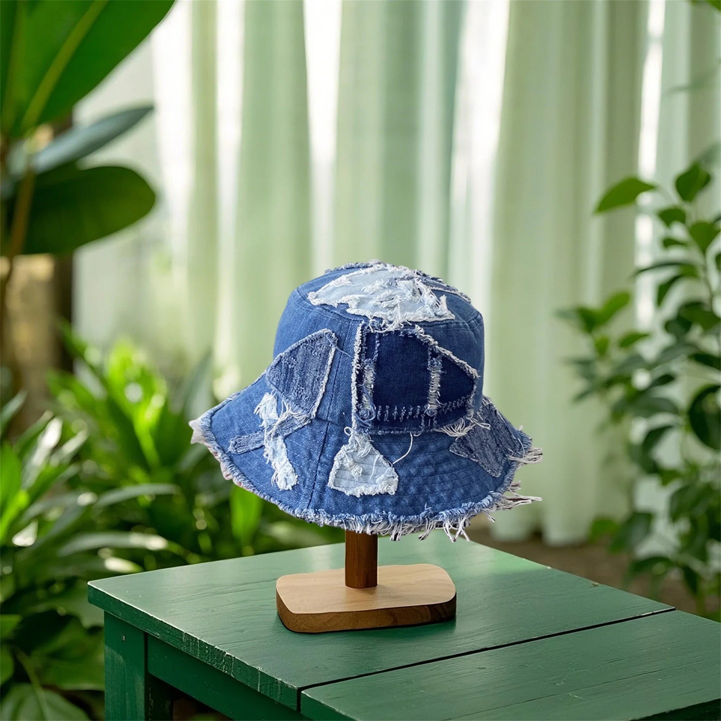 Stylish Women's Denim Bucket Hat