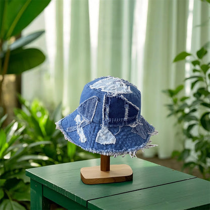 Stylish Women's Denim Bucket Hat