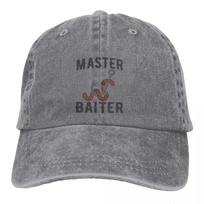 Master Baiter Funny Fisherman Classic Baseball Caps For Men Women