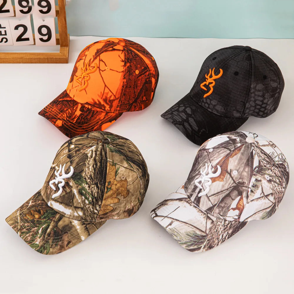 Men Camouflage Sun Cap Embroidery Baseball Cap New Outdoor