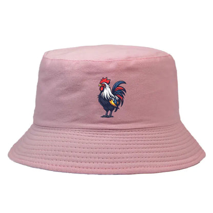 Rugby Coq Mascotte France Bob Chapeau Man Woman Reversible Bucket Hat