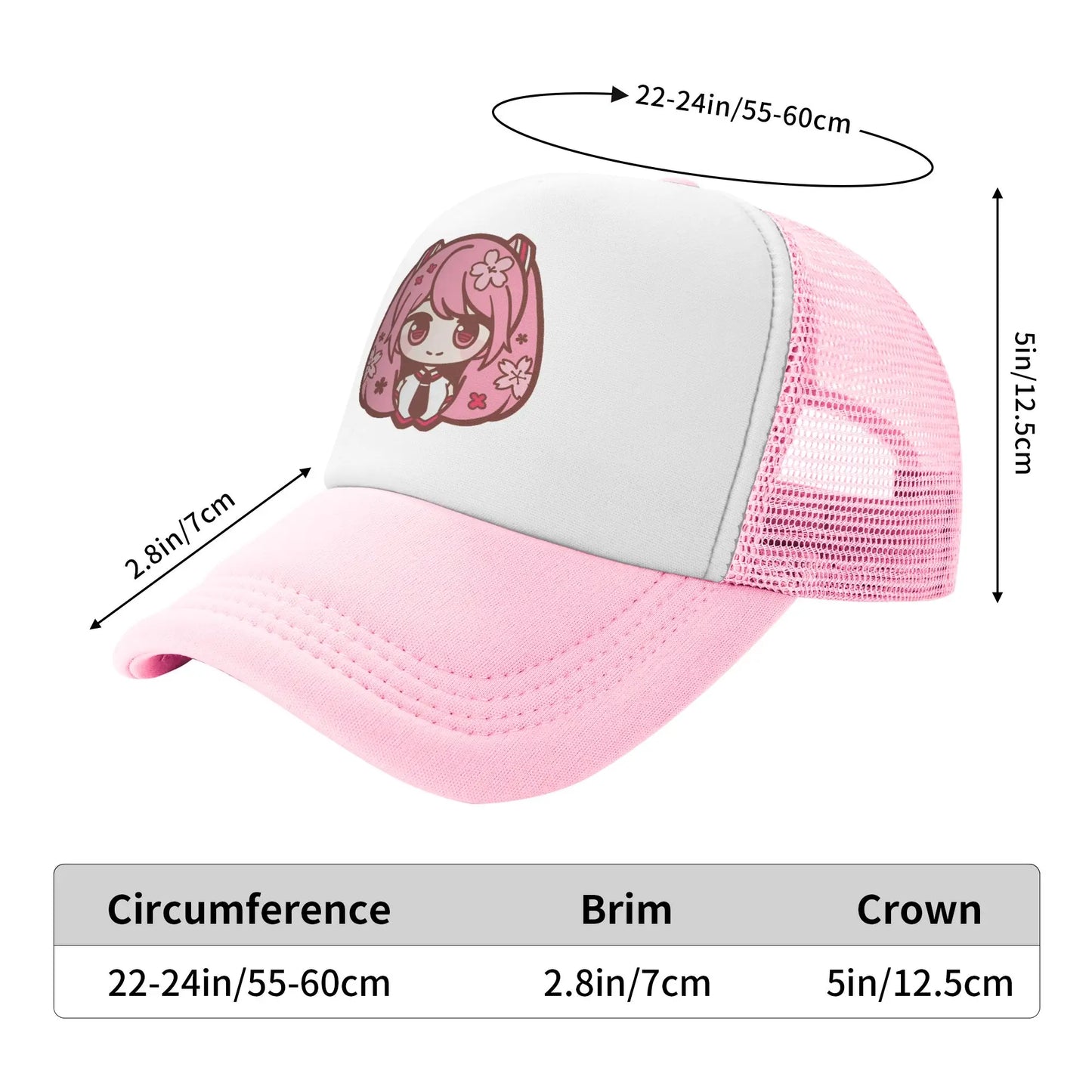 Sakura Hatsune Miku Baseball Cap