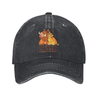 The Lion King Hakuna Matata Simba Timon Pumbaa Summer Hip Hop Hats Baseball Cap