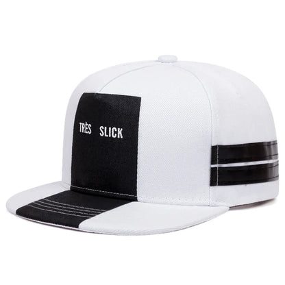 Trendy TRES SLICK Striped Simple Baseball Hat
