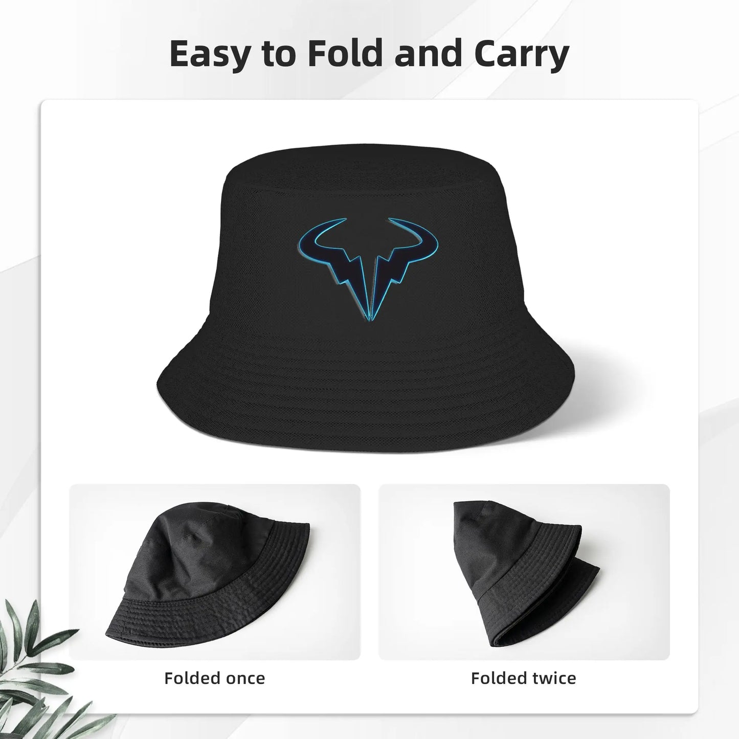 Unisex Rafael Nadal RN Rafa Bucket Hat