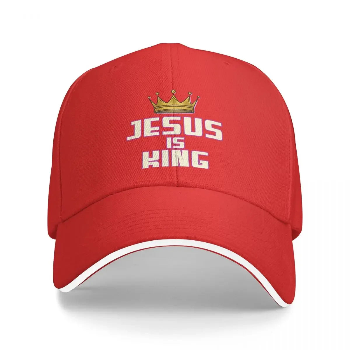 New Jesus Is My King Jesus Christ Washed Men's Baseball Cap