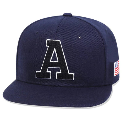 Fashion Men Hip Hop Cap A Letter Embroidery Baseball Caps Snapback Hat