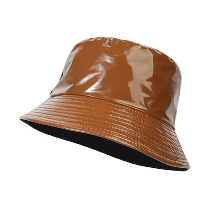 Fashion Shiny Hip-Hop Bucket Hat for Women Men