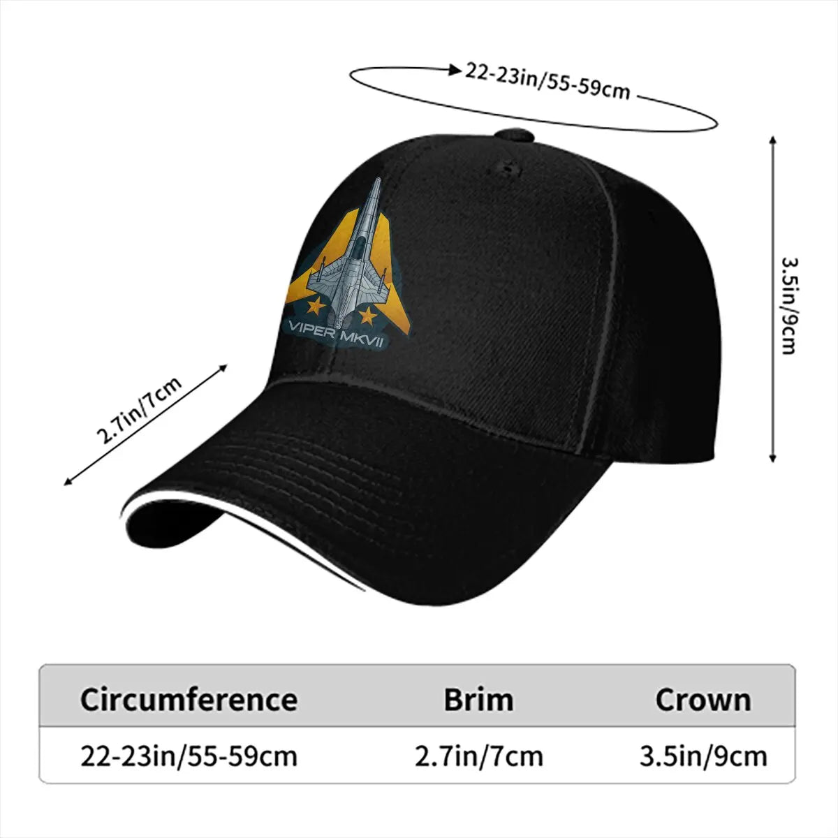 Viper Mark Baseball Caps Peaked Cap Battlestar Galactica