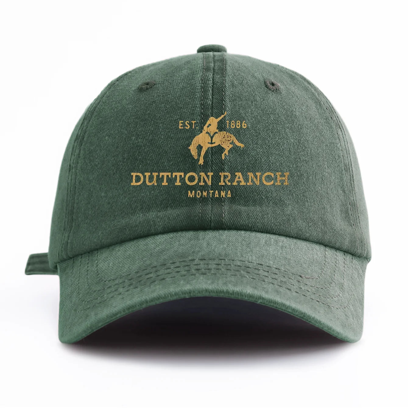 Dutton Ranch Print Washed Baseball Cap For Adults