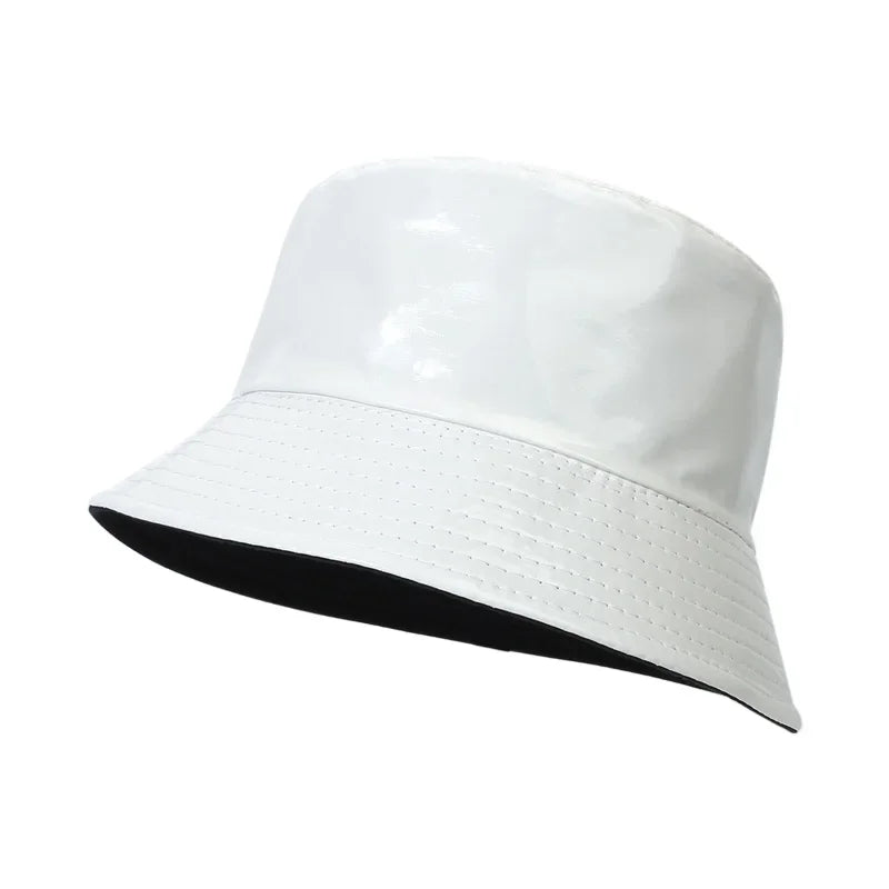 Fashion Shiny Hip-Hop Bucket Hat for Women Men