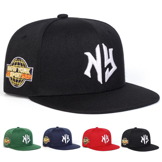 Unisex Letter Embroidery Hip-hop Hats Spring Autumn