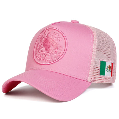 Unisex Mexican Flag Embroidery Baseball Caps