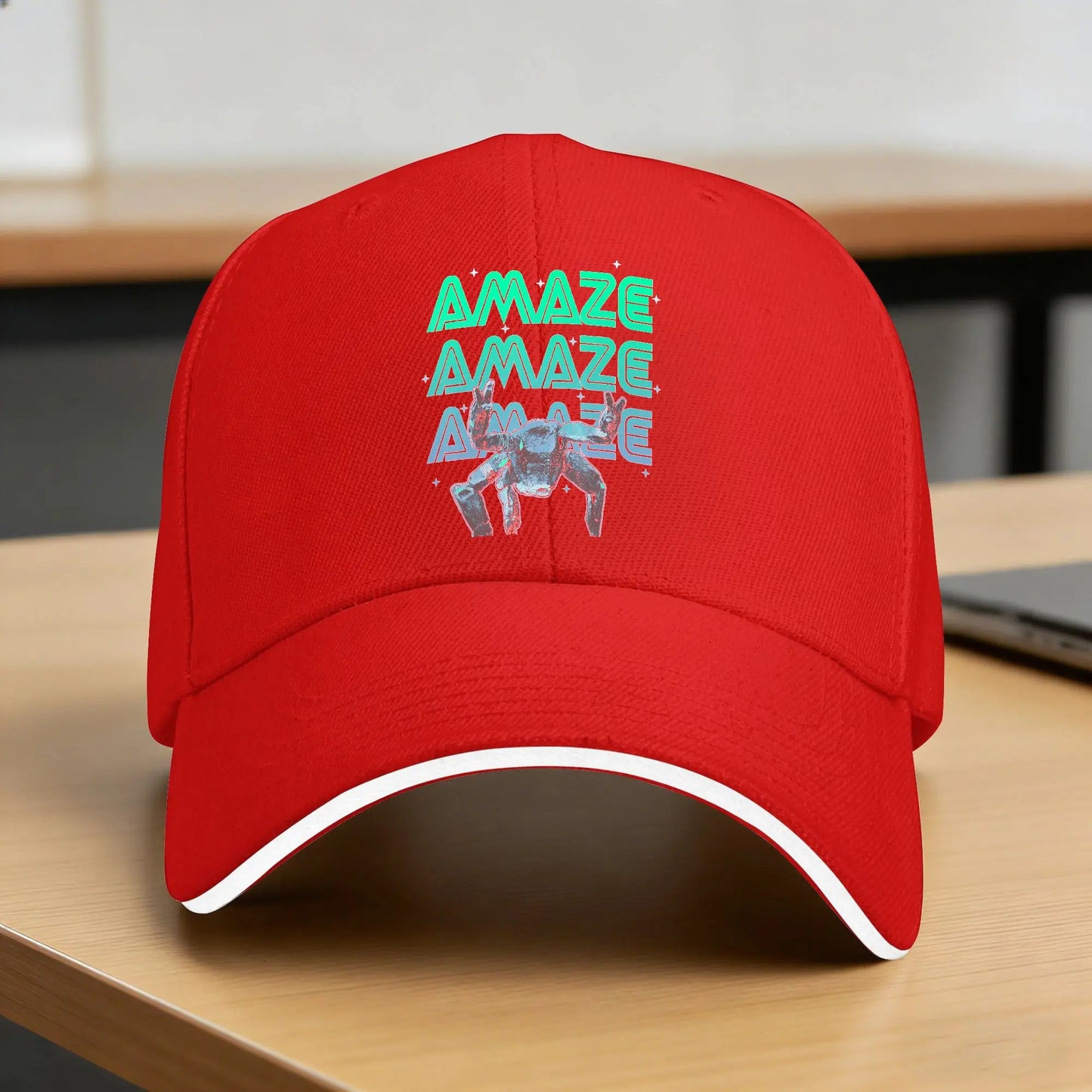P-Project Hail Mary Amazing Rocky The Alien Neon Portrait Baseball Cap