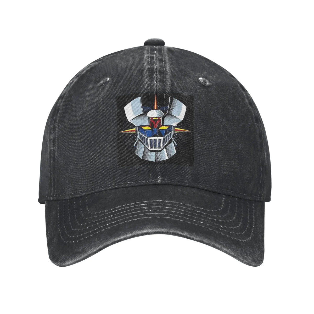 Mazinger Z Mad Robot Denim Fabric Cap Casual Baseball Caps