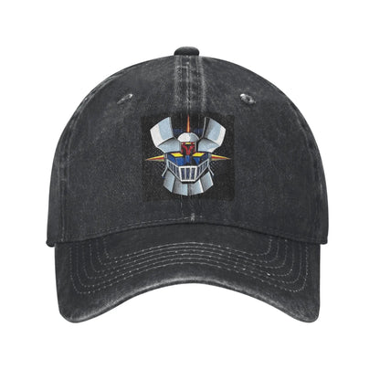 Mazinger Z Mad Robot Denim Fabric Cap Casual Baseball Caps
