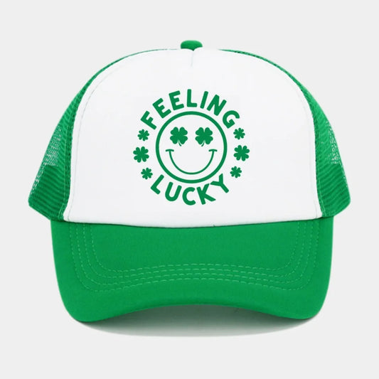 Casual Green Velvet Clover Shamrock Hat Baseball Cap