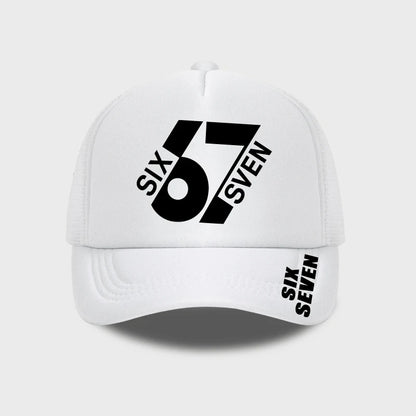 SIX 67 SEVEN Printed Mesh Cap Baseball Cap