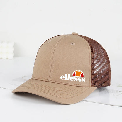 Breathable Mesh Baseball Hat With Ellessss Print