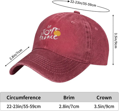 Tour De France Baseball Cap Fashion Men Womens Baseball Caps