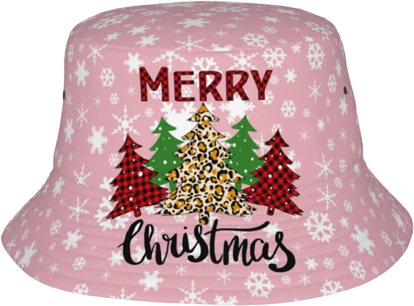 Christmas Bucket Hats Fashion Summer Sun Cap Packable