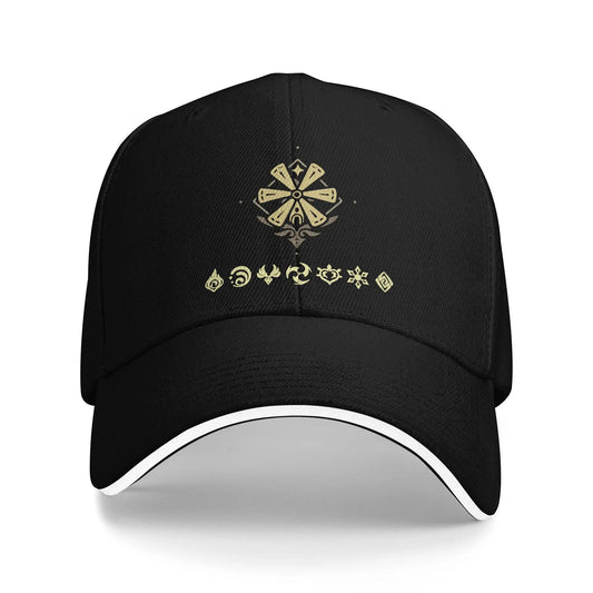 Genshin Impact Elements Impact Baseball Cap Fashion