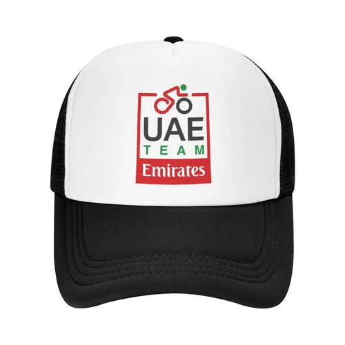 UAE Road Vehicle Print Mesh Baseball Cap