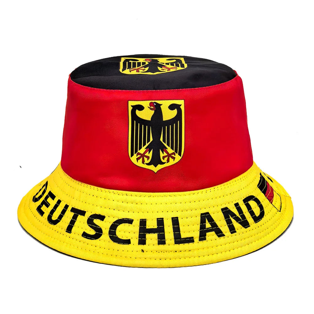 Flag Print Cheer Hat Bucket Hat