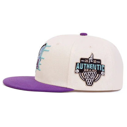 Unisex A Letter Embroidery Hip-hop Hats