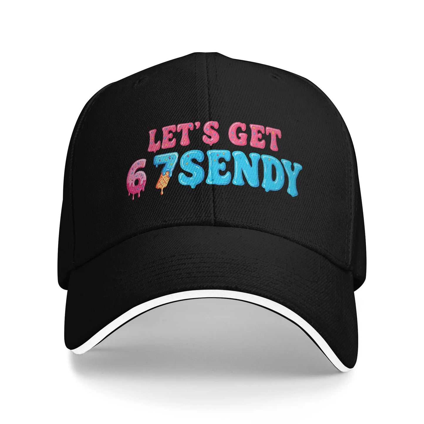 67 Six Seven 6-7 Funny Steal Brainrot Gaming Meme Baseball Caps